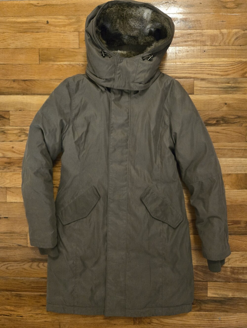 ARITZIA BABATON Oskar Parka 700+ Goose Down Weatherproof Gray Winter Coat Small